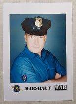 Marshal T. Vintage Autogrammkarte 1