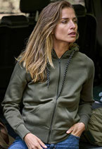 Tee Jays | 5436 | Damen Kapuzen Sweatjacke