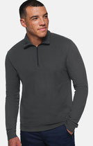 Hakro | № 535 | Herren Zip-Longsleeve Piqué MIKRALINAR® ECO