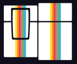 polaroid SX 70 polacolor skin white