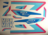 Kit deco autocollant "Rock racing" bleue AM 1989-90