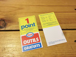 Cartonnette "1 point Esso"