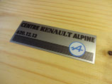 Autocollant "Assistance centre Renault Alpine"