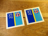 2 autocollants "Logo Peugeot / Talbot"