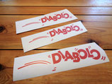 Kit deco autocollants Peugeot 205 "Diabolo"