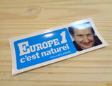 Autocollant "Europe 1 c'est naturel - Pierre Bellemare"