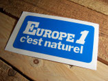 Autocollant "Europe 1 c'est naturel"