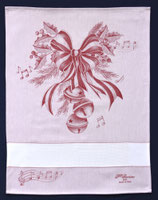 NEU 2025: Graziano Geschirrtuch | Campanelli | rosso, bleu und ginestra