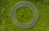 Aros para emparchar en acero inoxidable.