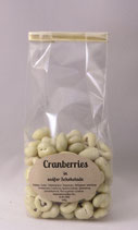Cranberries in weißer Schokolade 150g