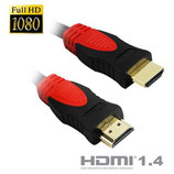 CABLE HDMI  Rojo y Negro 5m