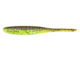 3" Shad Impact - Green Pumpkin - Chartreuse