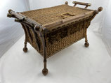 Nähkorb Nähkasten Vintage Rattan. Art.-Nr. 4086