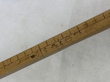 Schneiderwerkzeug antik Schneiderelle Holz 100 cm. Art.-Nr. 4083