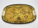 Serviertablett Geographischer Atlas Vintage Art.-Nr. 1716