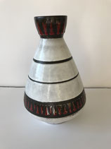 Carstens Tönnieshof Keramik Vase Tischvase emailliert 50er Jahre. Art.-Nr. 1091