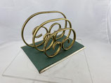 Briefhalter Briefablage Vintage Messinghalter 50er-Jahre. Art.-Nr. 808