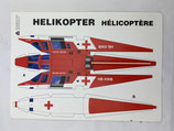 Helikopter AGUSTA Modellbogen Pädagogischer Verlag. Art.-Nr. 3334