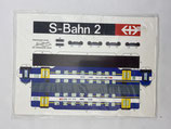 S-BAHN 2 Modellbogen Pädagogischer Verlag. Art.-Nr. 3335