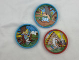 Glasuntersetzer Asterix und Obelix TONIMALT  Vintage. Art.-Nr. 6865