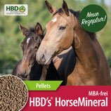 0,5/3/10/25 kg HBD´s® Horsemineral MBAfrei Minipellets