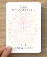 Gutschein für eine Behandlung nach Wahl