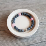 Mini-Mala schwarzer Achat & Jade
