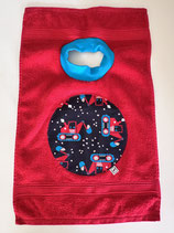 XL-Latz Bagger auf Rot