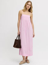 Leinenkleid pink gestreift