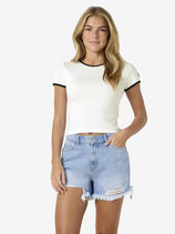 Judy Contrast Shirt weiß