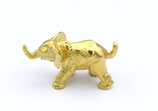 Elefant aus -750-Gelbgold, massiv