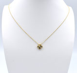 Collier aus 585er Gelbgold in Blütenform   021/Collier/585