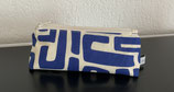 Schmales Etui " Blaue Elemente " No 380