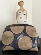 Bügel Necessaire EDEL mini " Muddy Punkte No 75  „