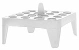 Gradilla Flotante Color Blanco Forma cuadrada para 16 microtubos de 1.5-2.0 ml, Paquete con 4 piezas Mca. HEATHROW SCIENTIFIC HS2132A $338