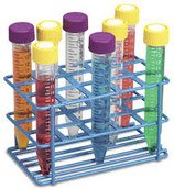Gradilla color azul para 15 tubos de 15 ml (20 mm diámetro) Marca Heathrow Scientific HS23215 $369
