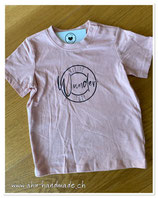 T-Shirt rosa "kleine Wundertüte" Grösse 86