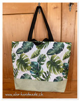 IKEA Tasche grosse Blätter mintgrün