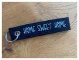 Schlüsselanhänger "HOME SWEET HOME" schwarz