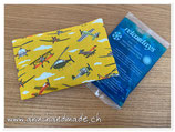 Kühlpad mit Hülle "Flugzeuge gelb"
