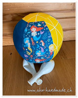 Luftballonhülle "Meerjungfrau blau/gelb"