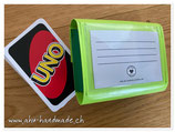 Spielkarten Etui klein (giftgrün/grün mit Kartenfach)