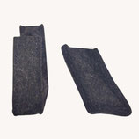 manufra - Stuhlbeinsocke schwarz-meliert G9 Gr. 3,5 x 2,5 N3,5 (1 Stück für 1 Stuhlbein!)