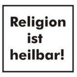 Religion ist Heilbar,  Aufnäher