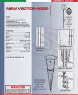SIRIO VECTOR 4000 - ANTENNA 3/4  ONDA 27-28.5 MHZ CB - LUNGH. 8.5 MT + KIT