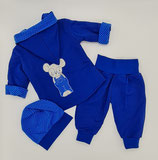 Babyset königsblau MAUSJUNGE (Gr.62/68) JHB15/6268