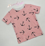 T-Shirt ANKER rosa meliert (Gr.116)TS01