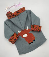 Walklodenjacke HIGHLANDRIND rostbraun (Gr.8692) WKJ05/8692