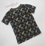 T-Shirt DINOSAURIER olivegrün (Gr.122) TS07-1/122