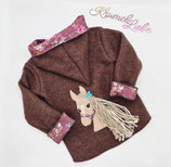 Walklodenjacke PFERD 3D mit Mähne (Gr.110/116) WKJ01/110116